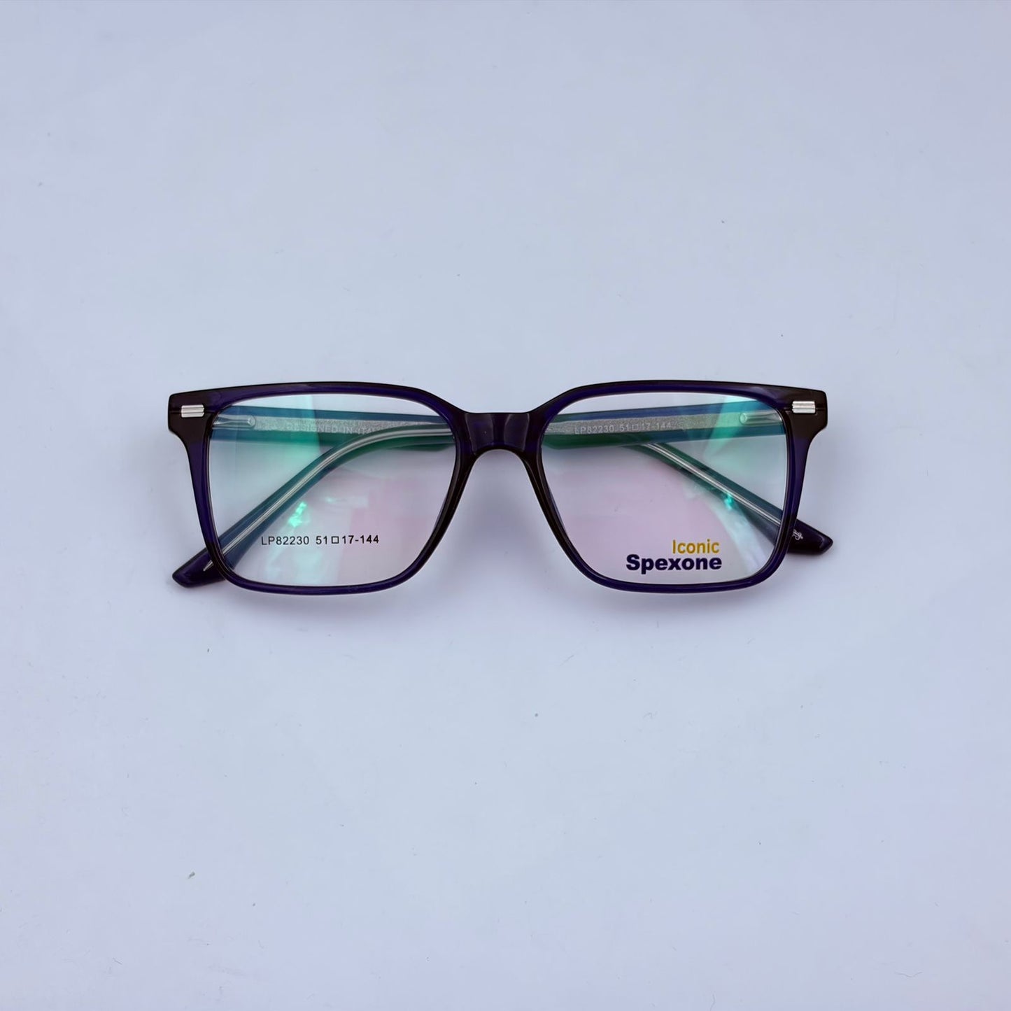 Spexone iconic series: LP82230 Purple premium eyewear for man and woman