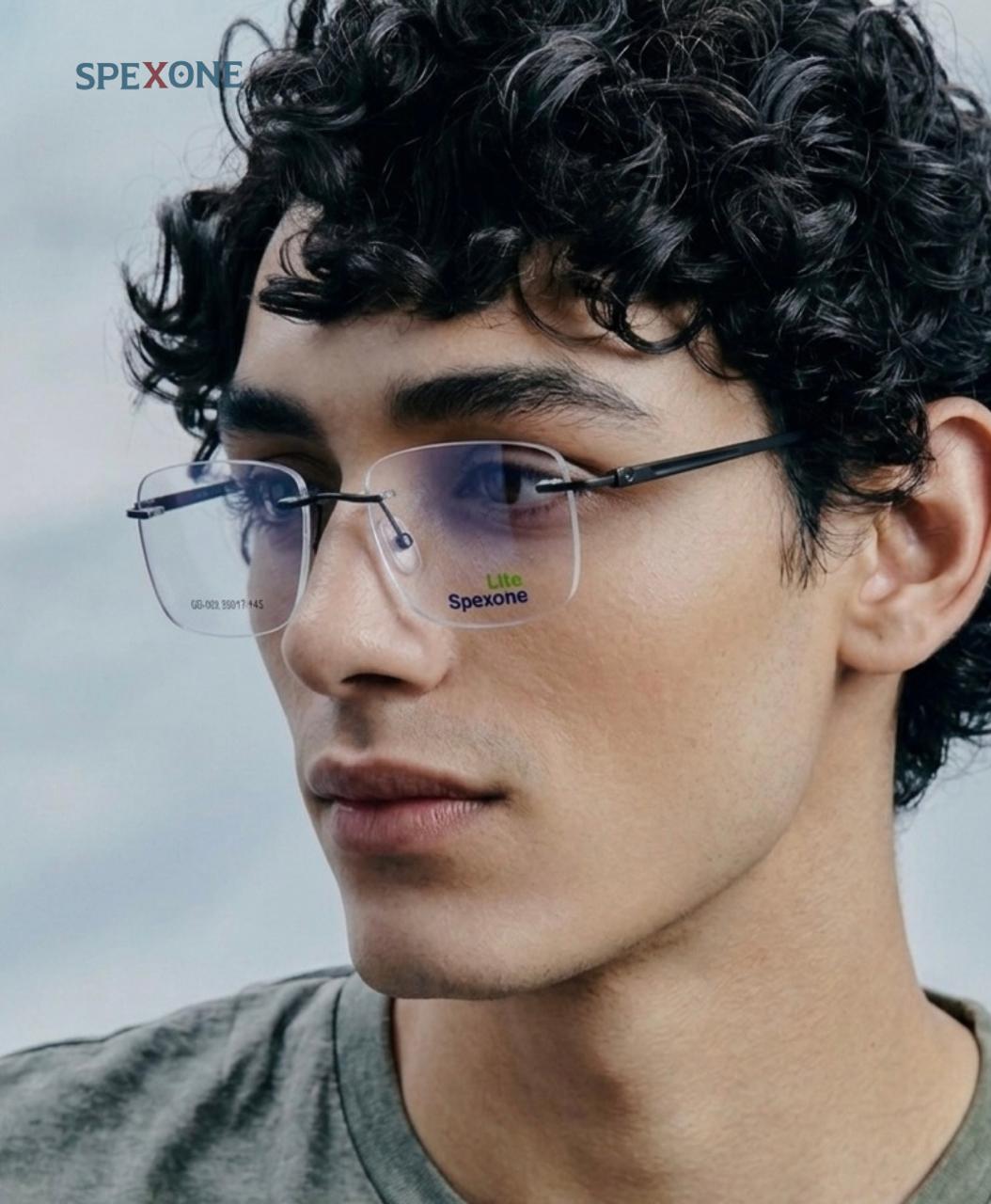 spexone lite frameless premium eyewear Series GG-602 for man and woman