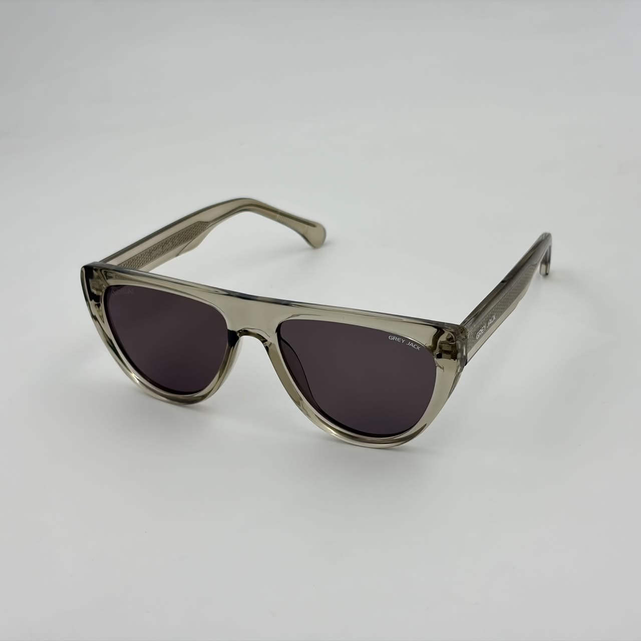spexone  grey jack premium  clear grey sunglass   for man and woman