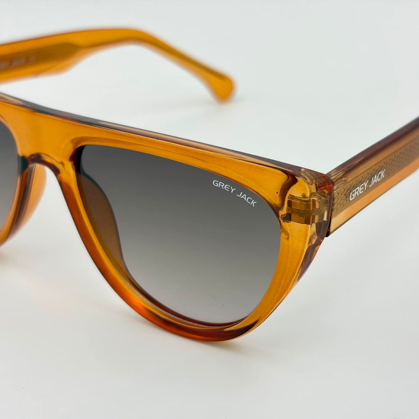 spexone  grey jack premium orange sunglass   for man and woman