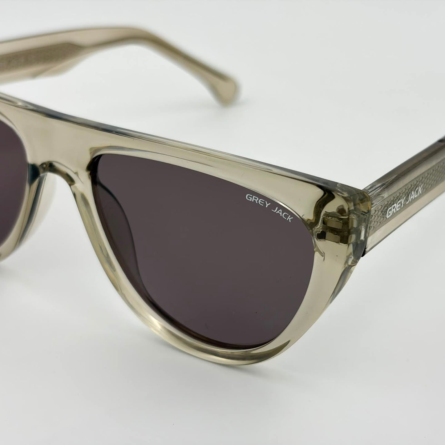 spexone  grey jack premium  clear grey sunglass   for man and woman