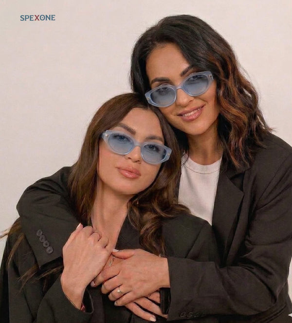 spexone  grey jack Frosted Pastel Blue premium  sunglass  for woman