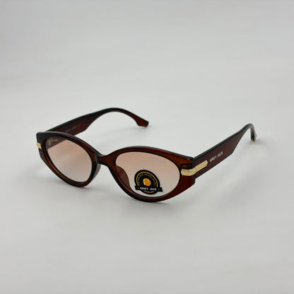 spexone  grey jack Glossy Dark Brown premium  sunglass   for  woman