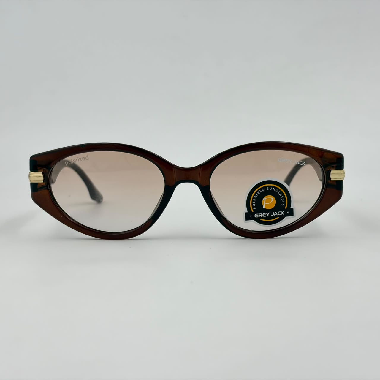 spexone  grey jack Glossy Dark Brown premium  sunglass   for  woman