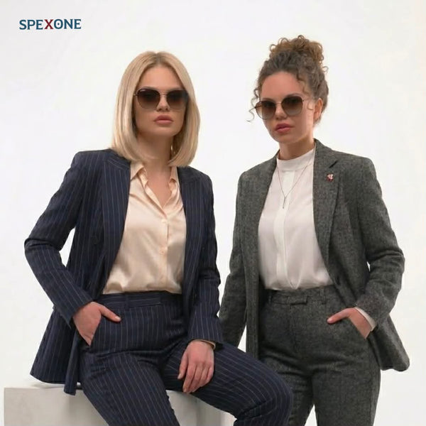 spexone  Hexxa matte black premium  sunglass  for woman