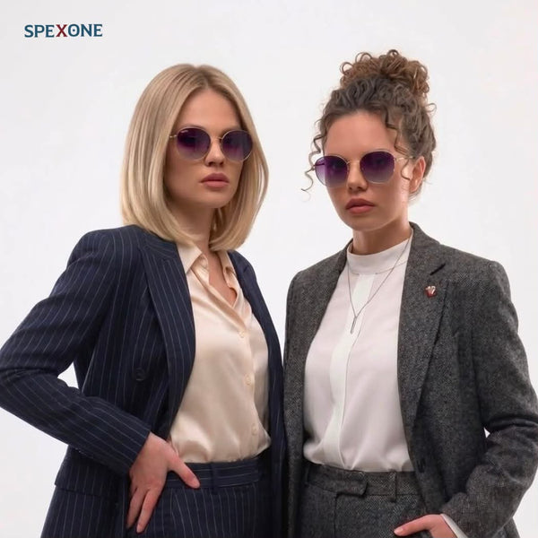 spexone  Hexxa Polished Gold premium  sunglass  for woman