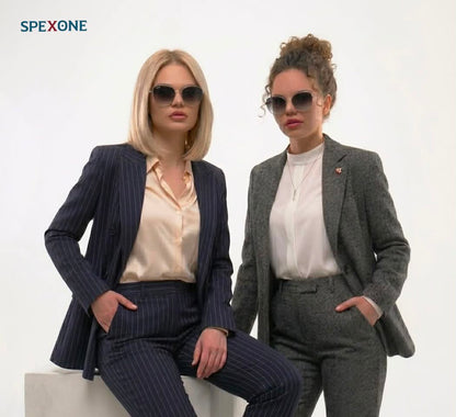 spexone  Hexxa Matte silver premium  sunglass  for woman