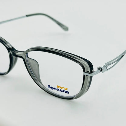 spexone Iconic Grey series:Tr23130 premium  Eyewear  for woman