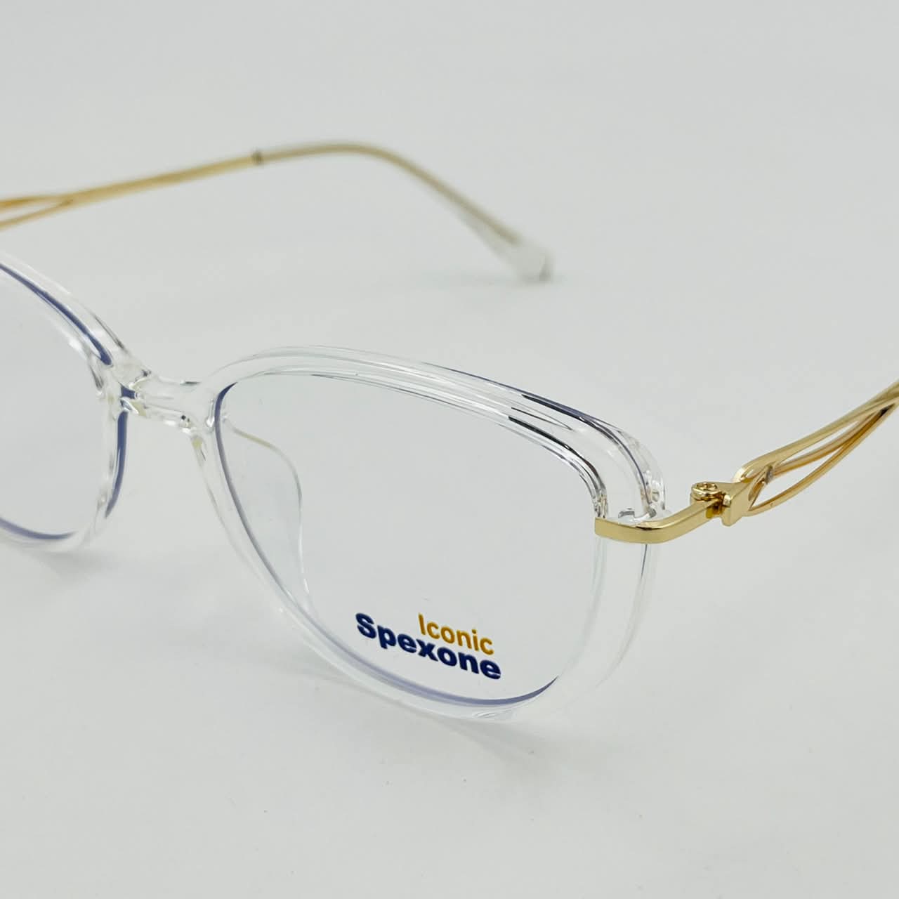 spexone Iconic  transparent white series:Tr23130 premium  Eyewear  for woman