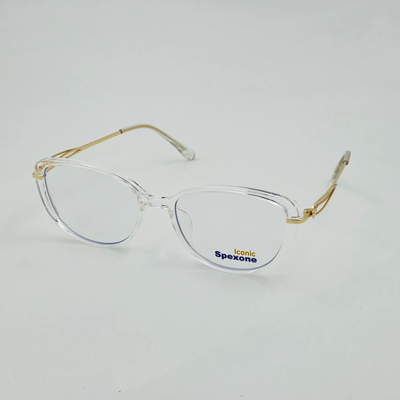 spexone Iconic  transparent white series:Tr23130 premium  Eyewear  for woman