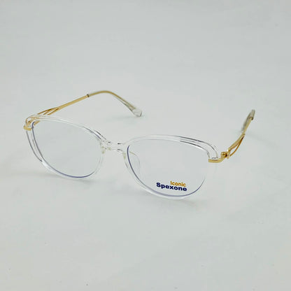 spexone Iconic  transparent white series:Tr23130 premium  Eyewear  for woman