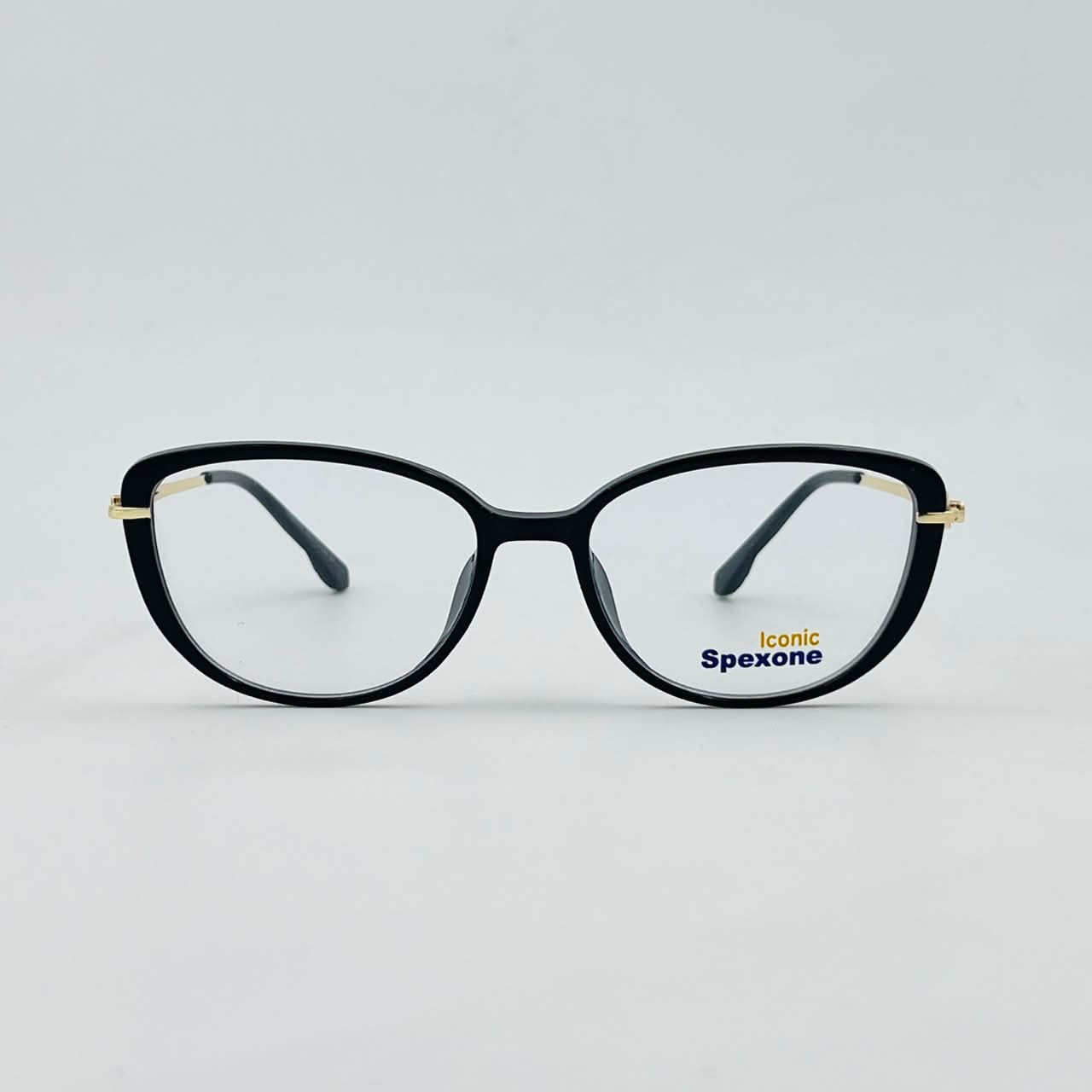 spexone Iconic Glossy Black series:Tr23130 premium  Eyewear  for woman