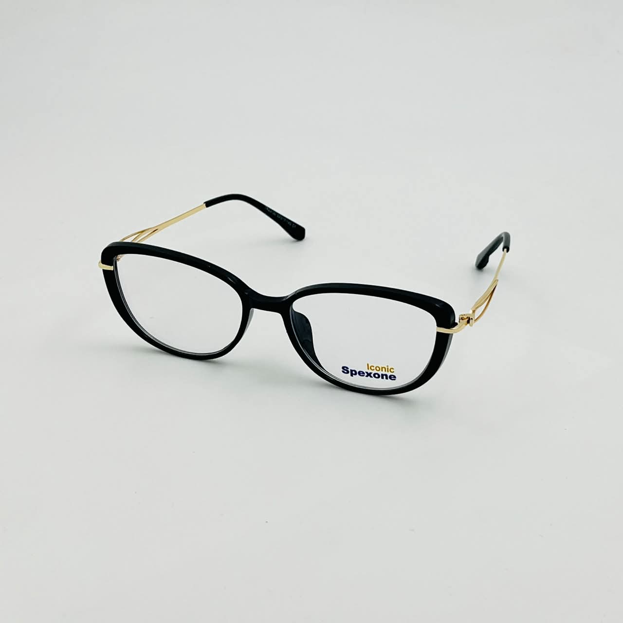 spexone Iconic Glossy Black series:Tr23130 premium  Eyewear  for woman