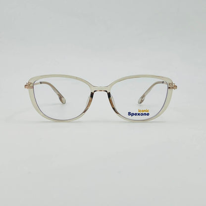 spexone Iconic Light Gold series:Tr23130 premium  Eyewear  for woman