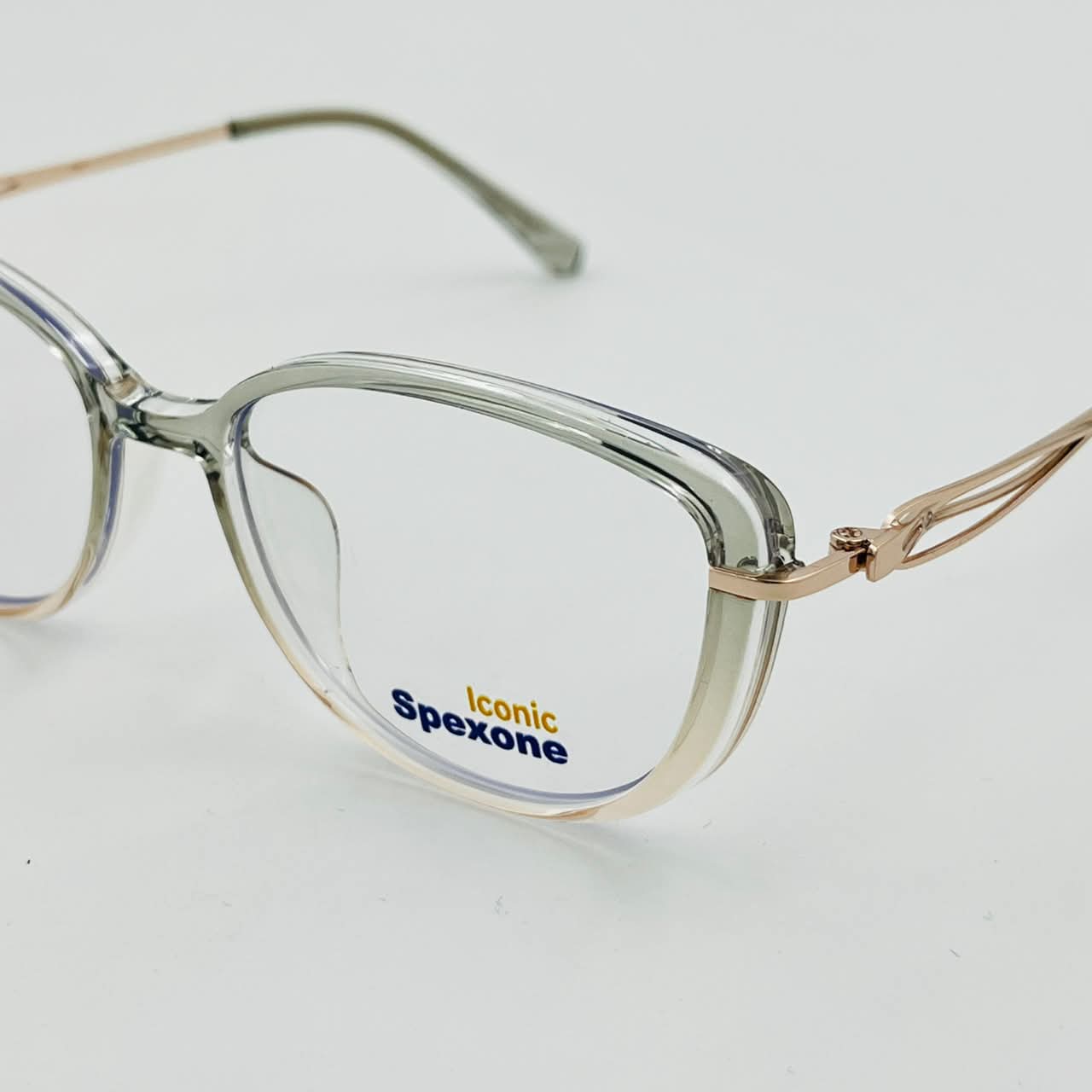 spexone Iconic  Olive Tint series:Tr23130 premium  Eyewear  for woman