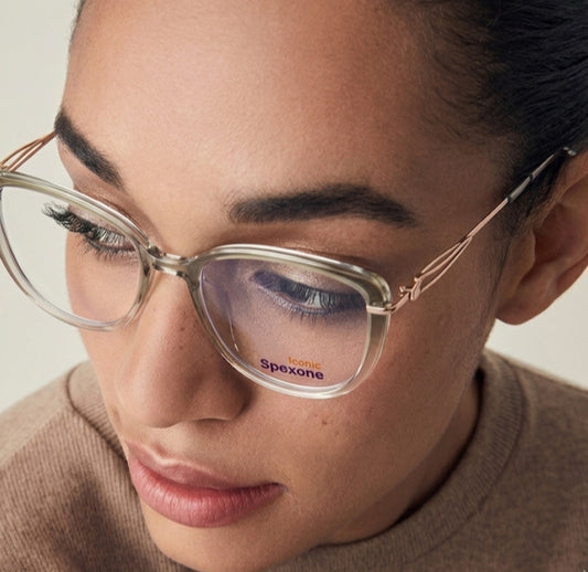 spexone Iconic  Olive Tint series:Tr23130 premium  Eyewear  for woman