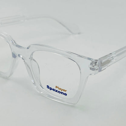 spexone player Transparent white series: premium  Eyewear  for man and woman