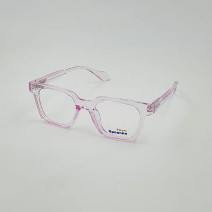 spexone player transparent pink series: premium  Eyewear  for man and woman