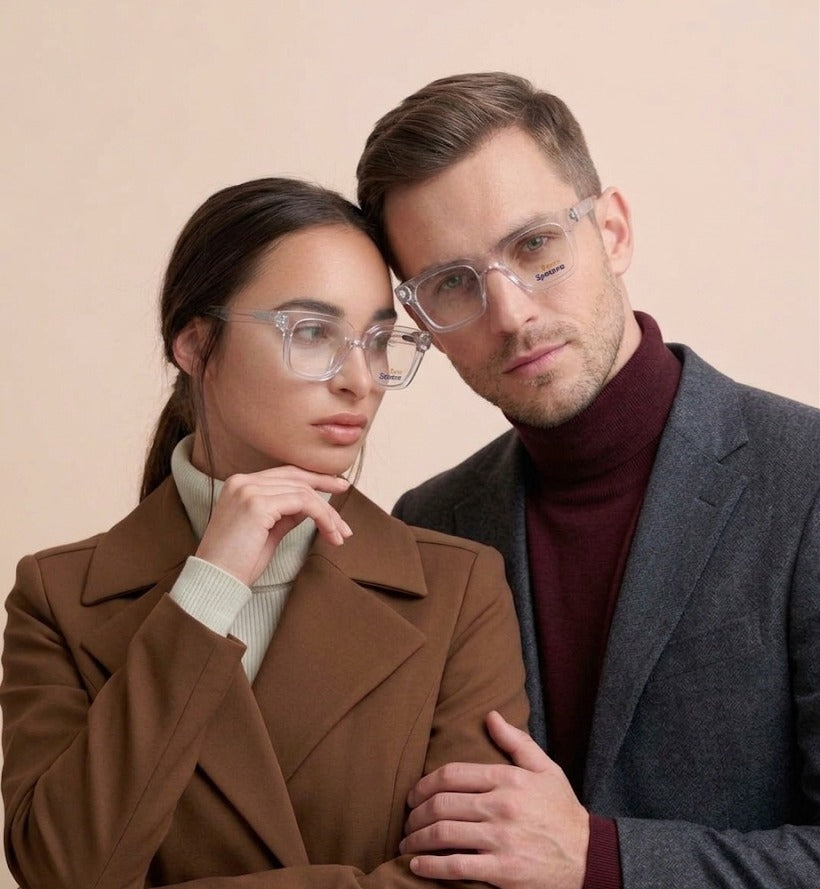spexone player Transparent white series: premium  Eyewear  for man and woman