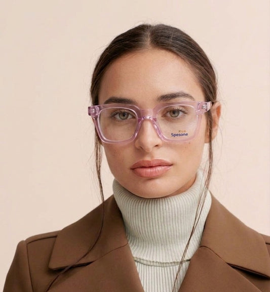 spexone player transparent pink series: premium  Eyewear  for man and woman