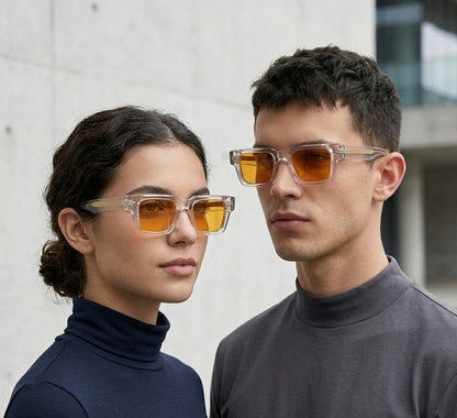 spexone specmith Transparent white series: premium  Sunglass  for man and woman
