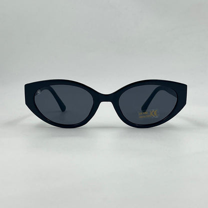 spexone spexsmith solid black series: premium  sunglass for woman
