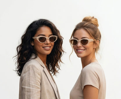 spexone spexsmith Frosted cream series: premium  sunglass for woman