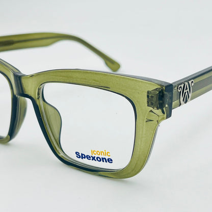 Spexone iconic Translucent green series: premium  Eyewear for man & woman