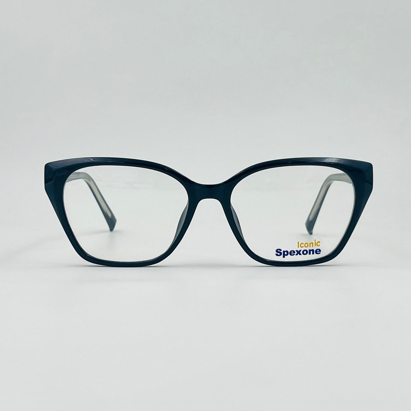 Spexone iconic glossy black series: premium  Eyewear for woman