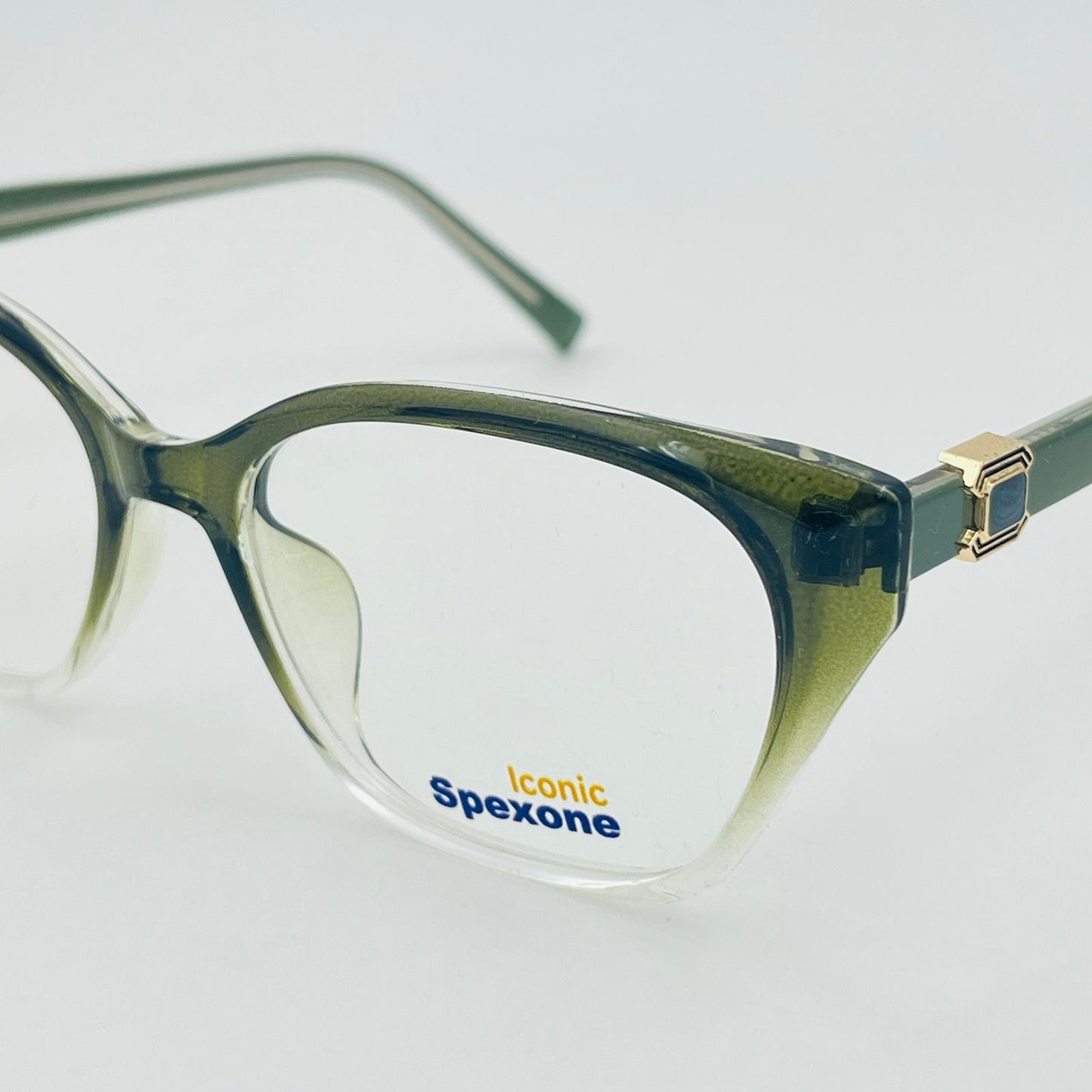 Spexone iconic green gradient series: premium  Eyewear for woman