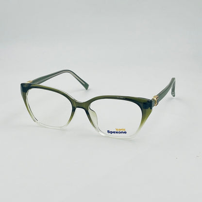 Spexone iconic green gradient series: premium  Eyewear for woman