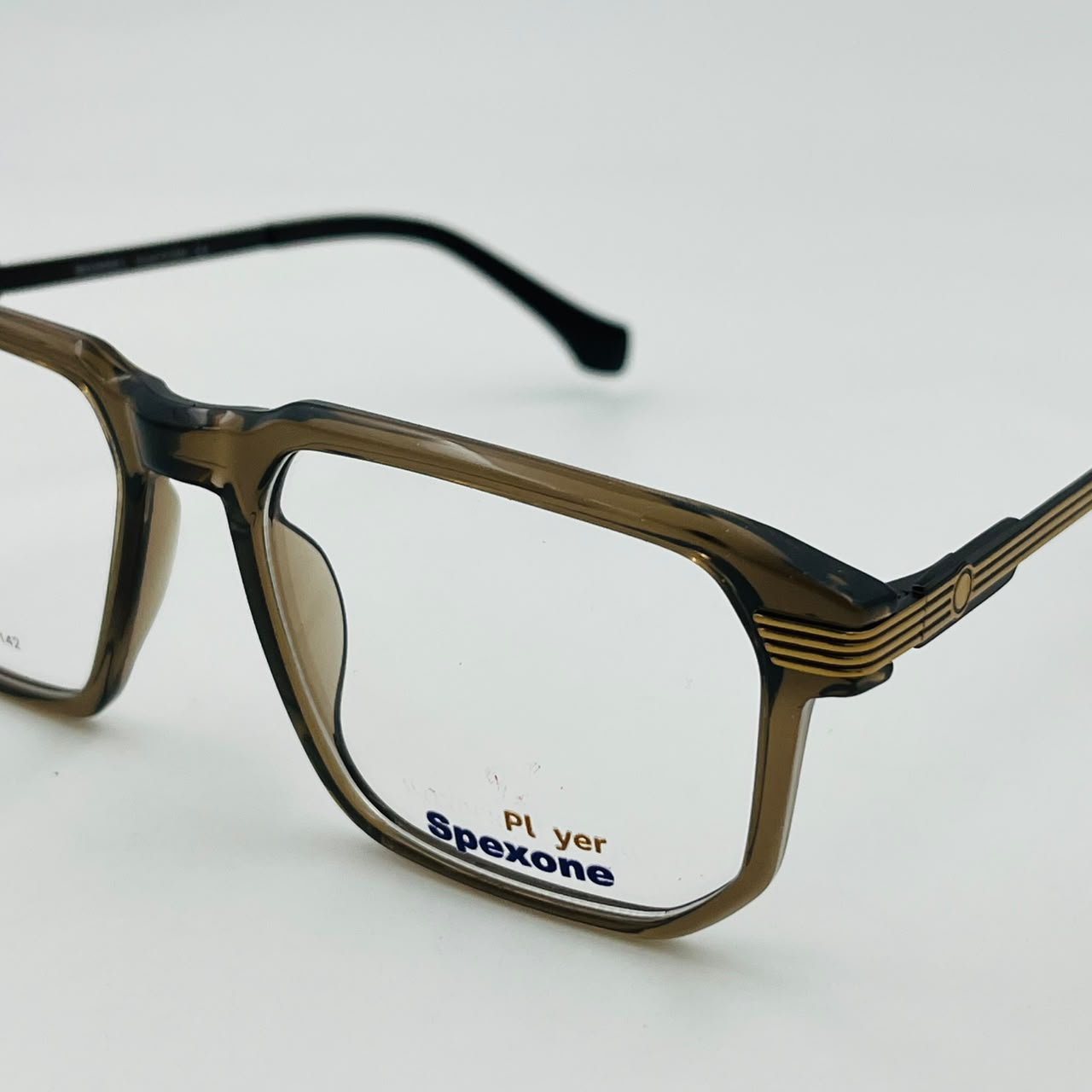Spexone player  transparent brown series:  premium  Eyewear for man & woman
