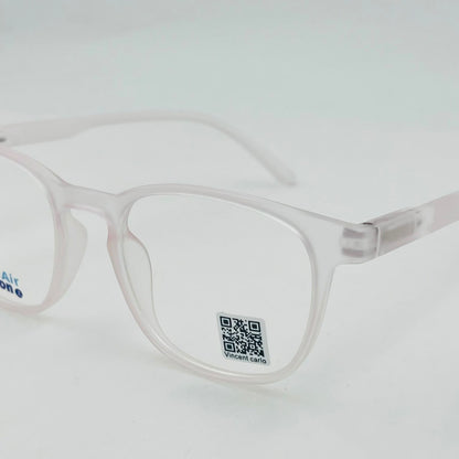 Spexone hustler Air transparent white series:  premium  Eyewear for man & woman