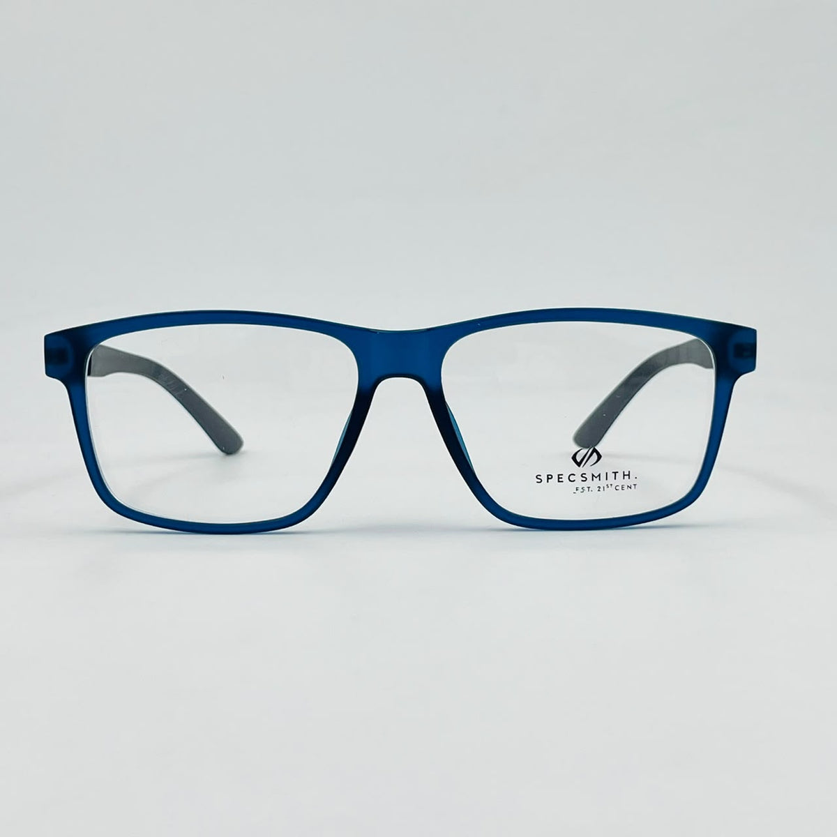 Spexone specsmith Translucent Blue soft square: premium eyewear for man & woman