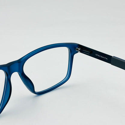 Spexone specsmith Translucent Blue soft square: premium eyewear for man & woman