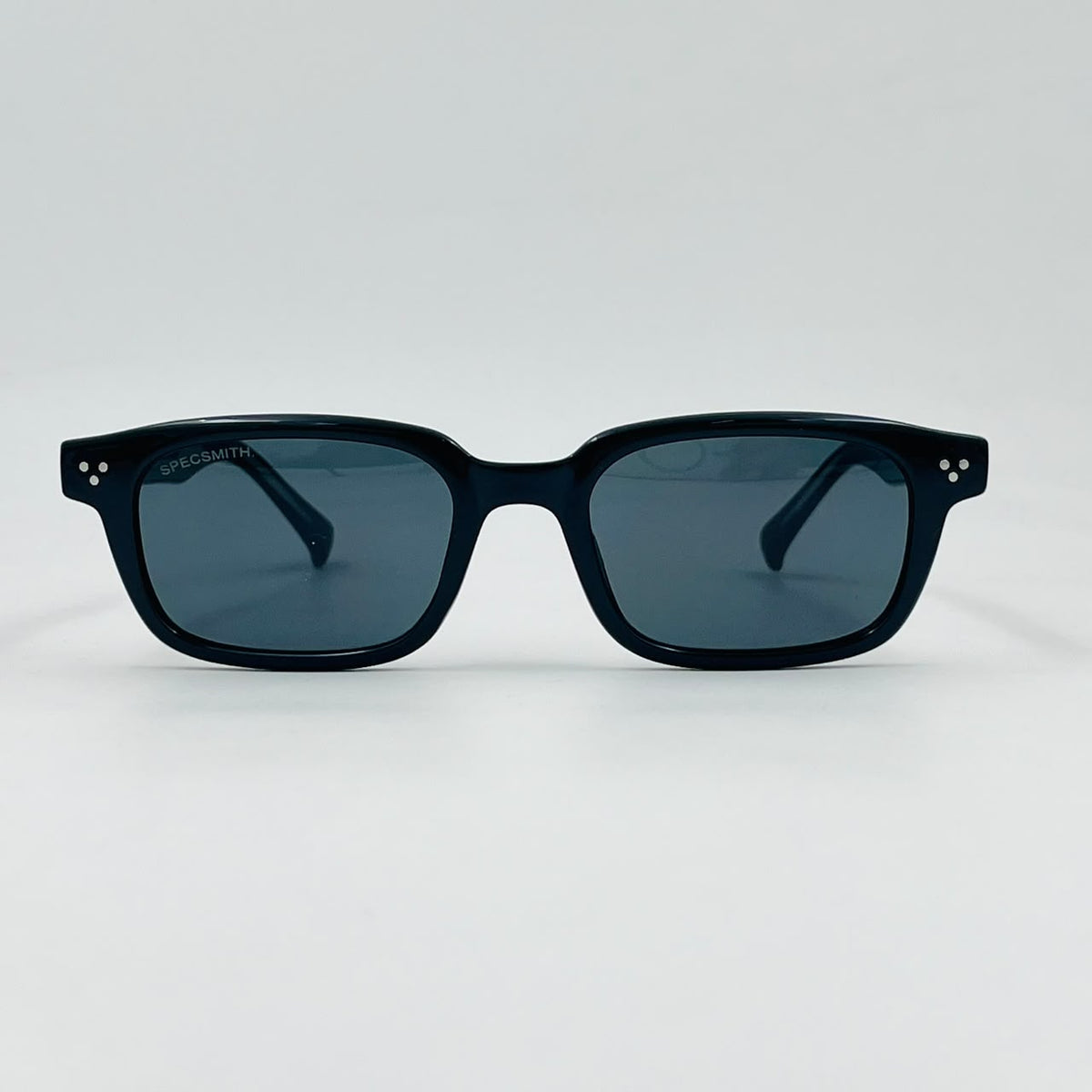 Spexone specsmith glossy black recatngular: premium sunglass for man & woman