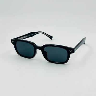 Spexone specsmith glossy black recatngular: premium sunglass for man & woman
